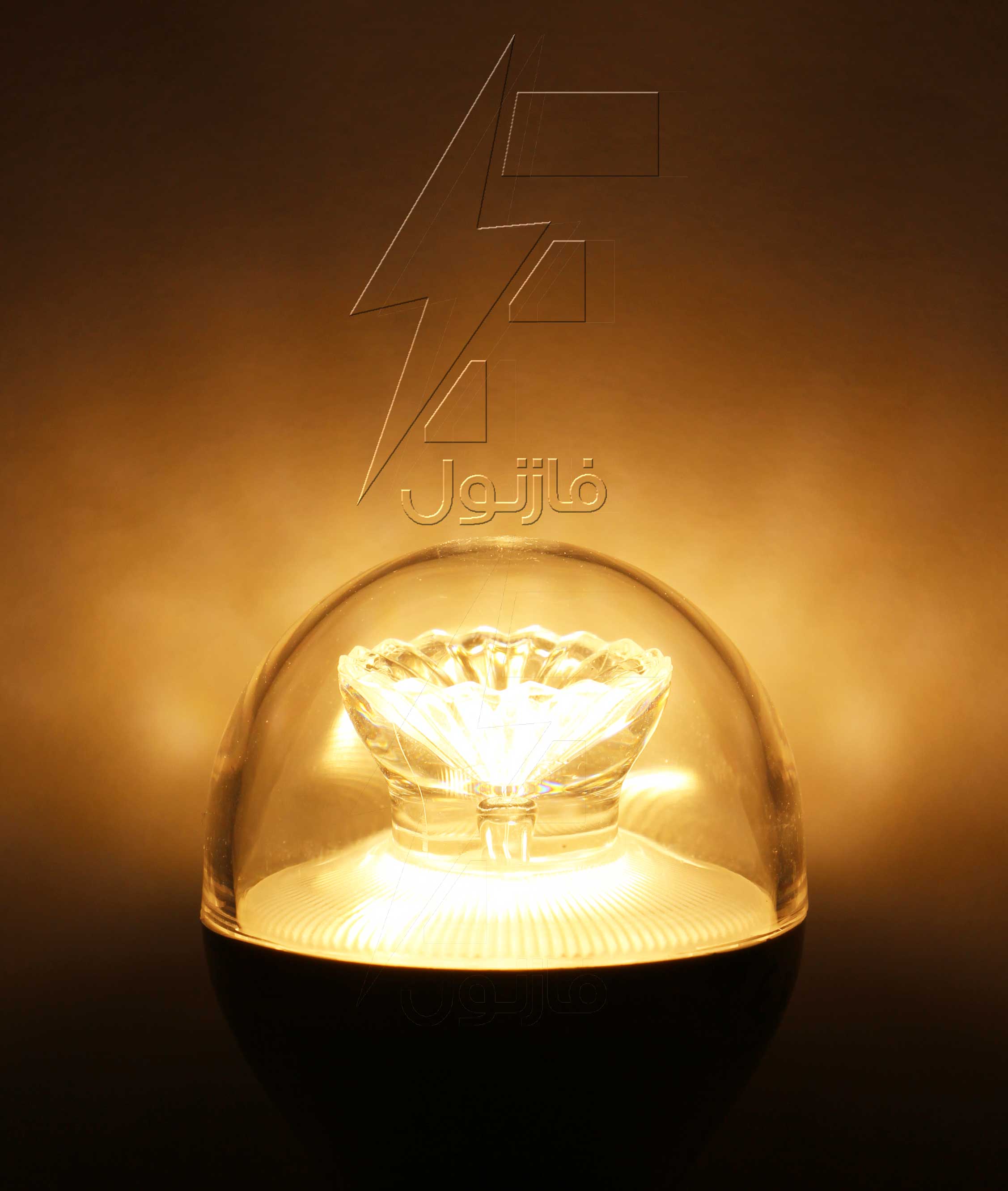 لامپ ال ای دی 6 وات حبابی کریستالی